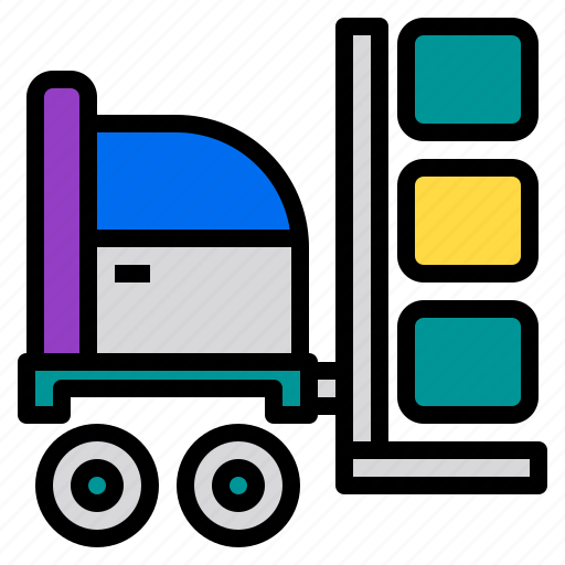 Engineer, factory, forklift, industrial, technology, transport icon - Download on Iconfinder