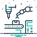 manufacturing, production, assembly, making, manufacture, factory, robotics