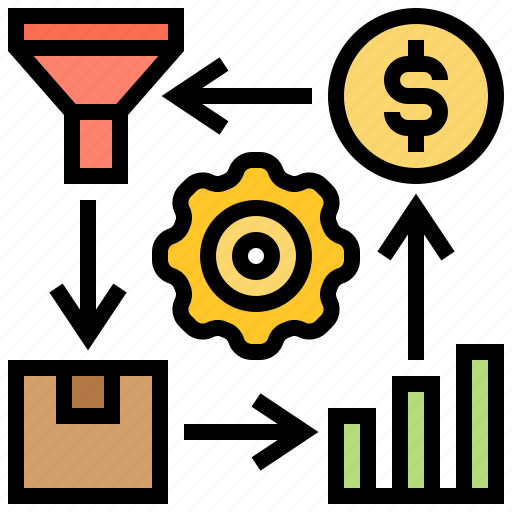 Business, continuous, market, processing, rotation icon - Download on Iconfinder