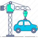 crane, machine, tower crane, crane machine, construction crane, tower machine, car filter