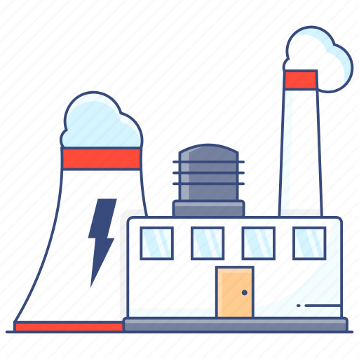 Factory, manufacturing, production factory, power plant, manufacturing plant icon - Download on Iconfinder