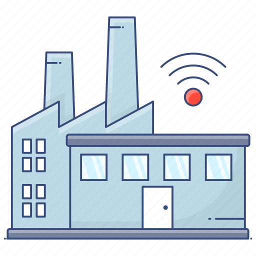 Smart, factory, manufacturing, production factory, power plant, manufacturing plant icon - Download on Iconfinder
