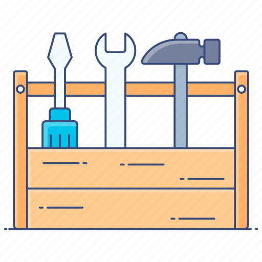 Tools, box, toolkit, tools box, tool chest, tool set, construction tools icon - Download on Iconfinder