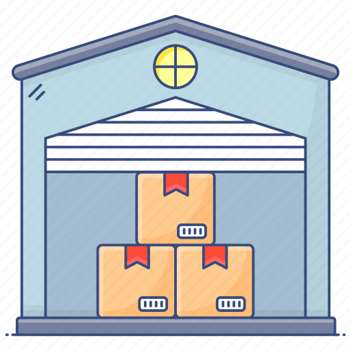 Warehouse, storehouse, storage area, warehousing, stock icon - Download on Iconfinder