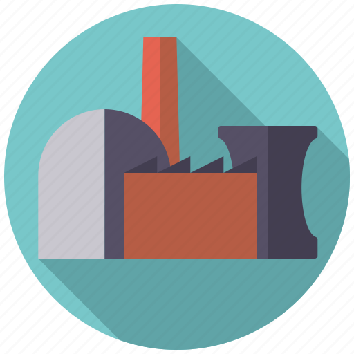 Building, energy, industry, nuclear power, power plant icon - Download on Iconfinder
