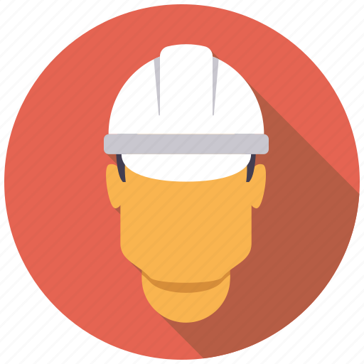 Hard hat, helmet, industrial, industry, man, worker icon - Download on Iconfinder