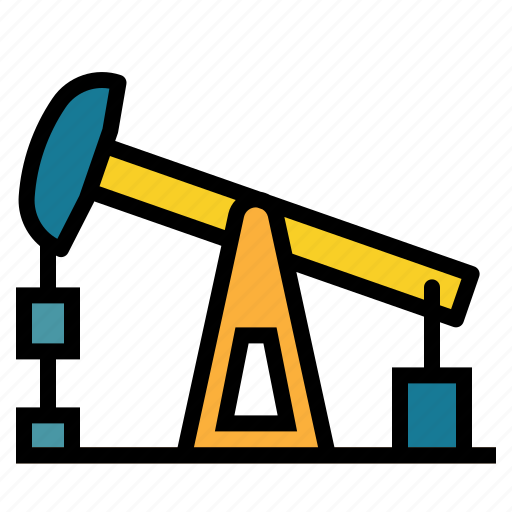 Buildings, extraction, industry, oil, petroleum, pumpjack icon - Download on Iconfinder