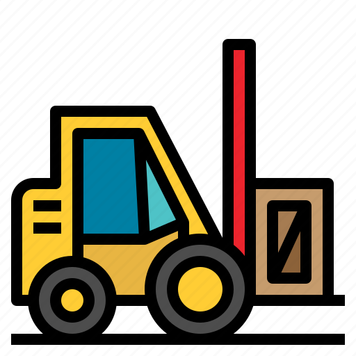 Fork, industrial, industry, lift, transport, truck, vehicle icon - Download on Iconfinder