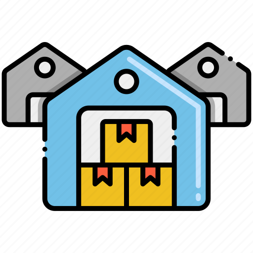Warehouse, storage, logistic, packages, storehouse icon - Download on Iconfinder