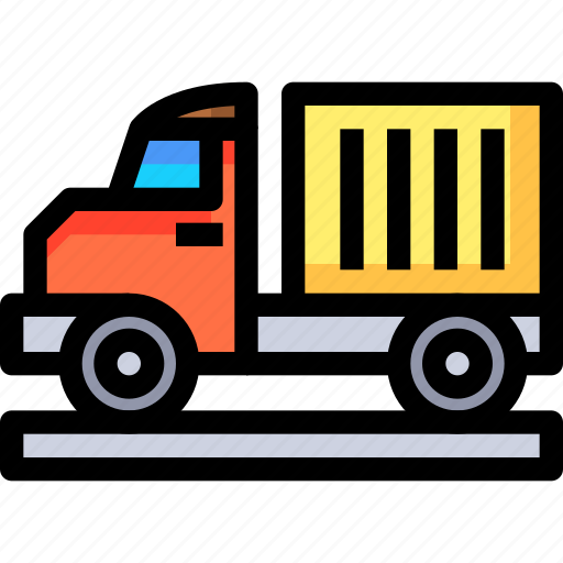 Box, delivery, package, shipping, transport, truck, vehicle icon - Download on Iconfinder