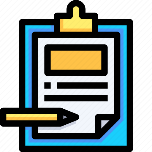 Clipboard, document, extension, file, folder, format, paper icon - Download on Iconfinder