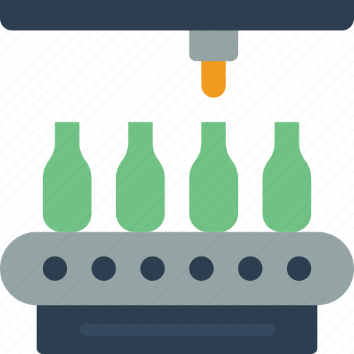 Bottle, factory, industrial, machinery, machines, manufacturing icon - Download on Iconfinder