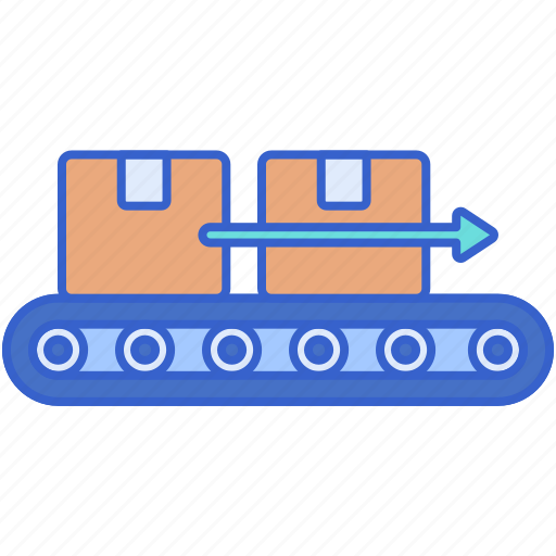 Conveyor, belt, transport, technology, logistic icon - Download on Iconfinder