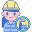 factory, worker, female, woman, blue collar worker 