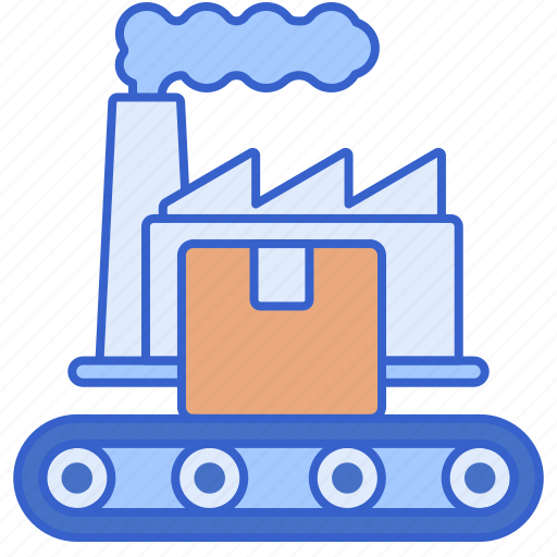 Manufacturing, industry, factory, manufacture, production icon - Download on Iconfinder