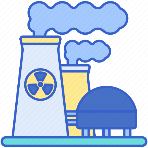 Nuclear, power, plant, radiation, industry, energy icon - Download on Iconfinder