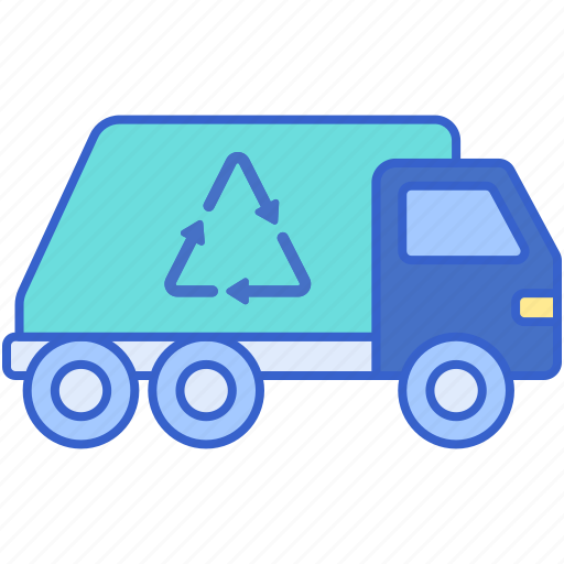 Recycling, truck, transport icon - Download on Iconfinder