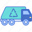 recycling, truck, transport 