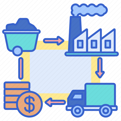 Value, chain, logistics. industry icon - Download on Iconfinder