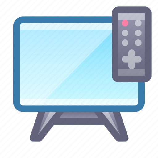 Tv, screen, remote, entertainment icon - Download on Iconfinder
