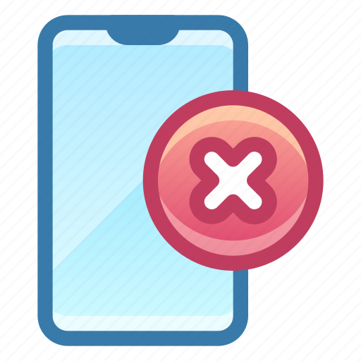 Mobile, smartphone, remove, delete icon - Download on Iconfinder