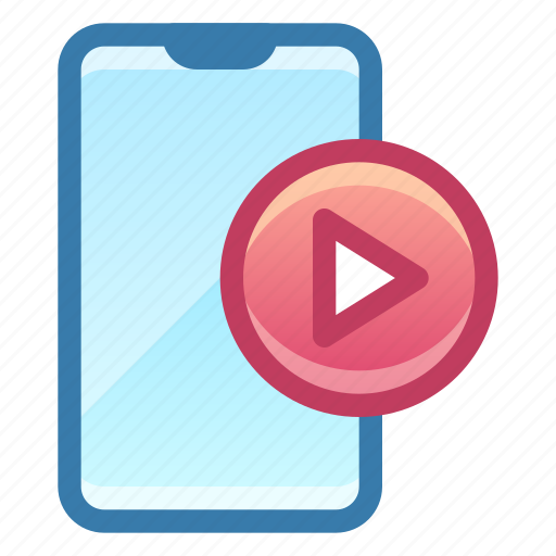 Mobile, smartphone, video, play icon - Download on Iconfinder