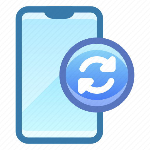 Mobile, smartphone, sync, synchronize icon - Download on Iconfinder
