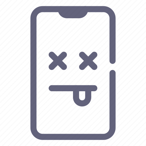 Smartphone, dead, broken, malfunction icon - Download on Iconfinder