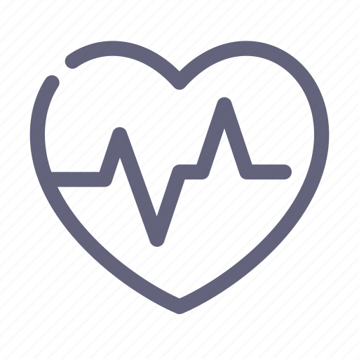 Heart, rate, cardiogram, pulse icon - Download on Iconfinder