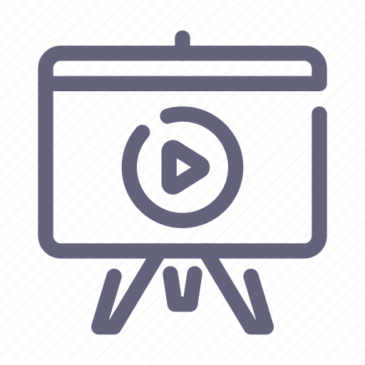 Video, presentation, flipchart icon - Download on Iconfinder