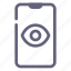 mobile, smartphone, privacy, eye, track 