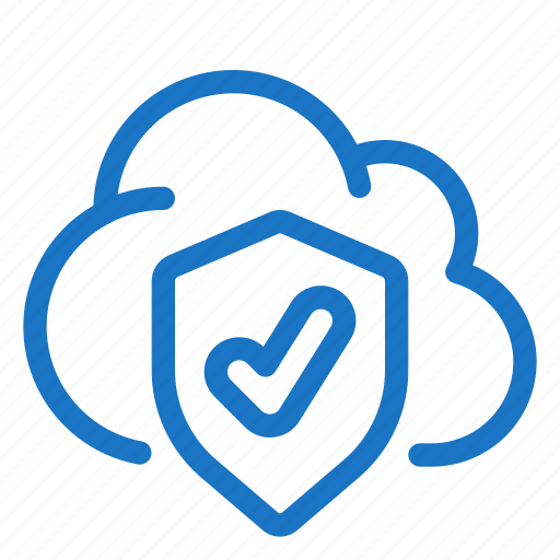 Cloud, shield, protected, safe icon - Download on Iconfinder
