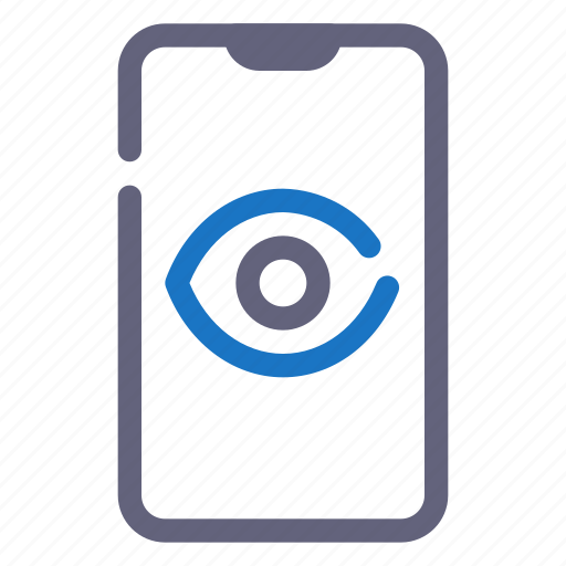 Mobile, smartphone, eye, track icon - Download on Iconfinder