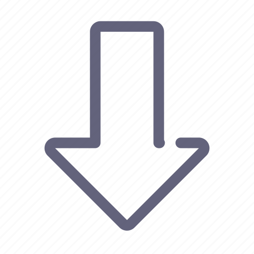 Arrow, down, bottom icon - Download on Iconfinder