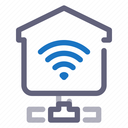 Wifi, home, smart home icon - Download on Iconfinder