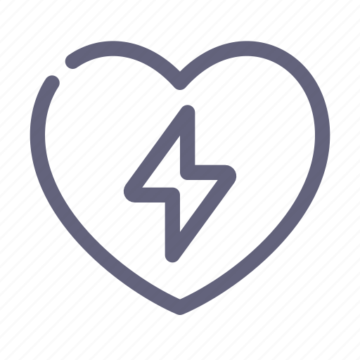 Heart, love, energy icon - Download on Iconfinder