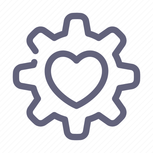 Love, work, process, gear icon - Download on Iconfinder
