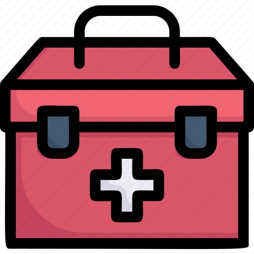 Clinic, first aid bag, first aid box, health, hospital, infirmary, medical icon - Download on Iconfinder