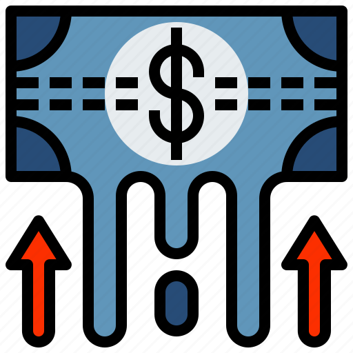 Inflation, crisis, rising, price, worth, economy icon - Download on Iconfinder