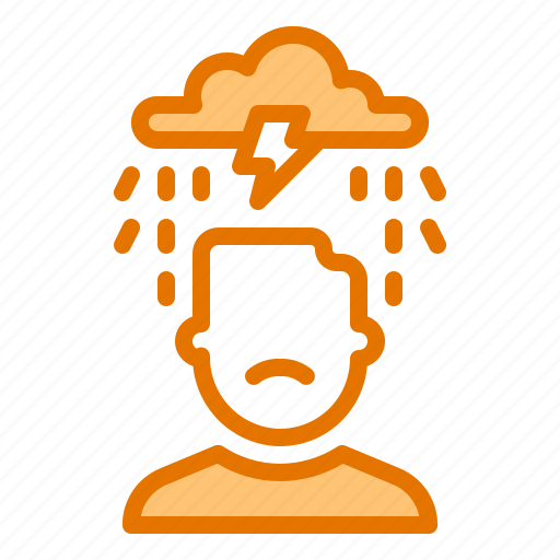 Anxiety, depressed, depression, man, sad icon - Download on Iconfinder