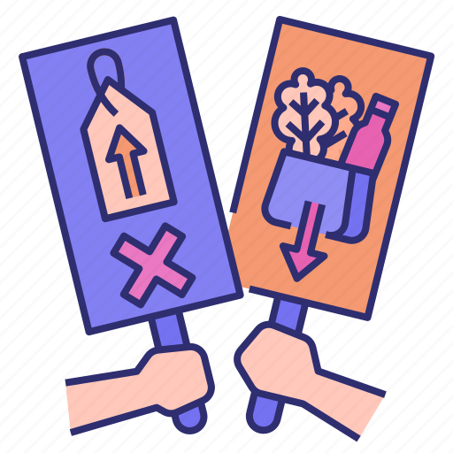 Protest, inflation, hyperinflation, unrest, expression, social unrest and revolts, civil disorders icon - Download on Iconfinder
