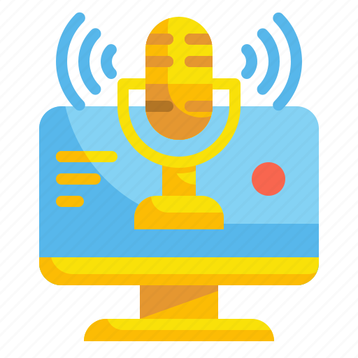 Audio, communications, entertainment, microphone, multimedia, music, podcast icon - Download on Iconfinder