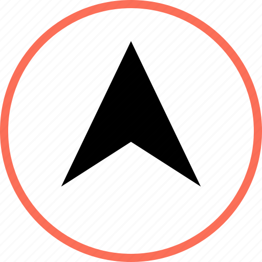 Arrow, gps, point, up icon - Download on Iconfinder