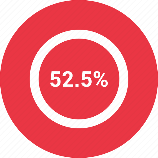 Chart, diagram, fifty, percent, percentage, pie, two icon - Download on Iconfinder