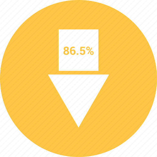 Percent, percentage, arrow icon - Download on Iconfinder