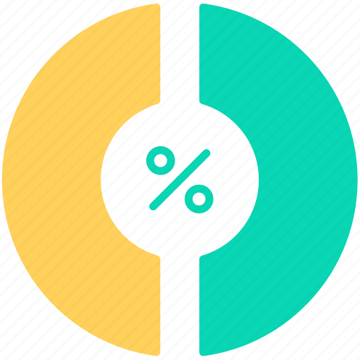 Percentage, pie, chart, infographic, element, bar, statistics icon - Download on Iconfinder