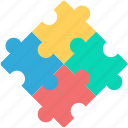 solved, puzzle, pieces, jigsaw, game, shape, piece, collboration, lawyer