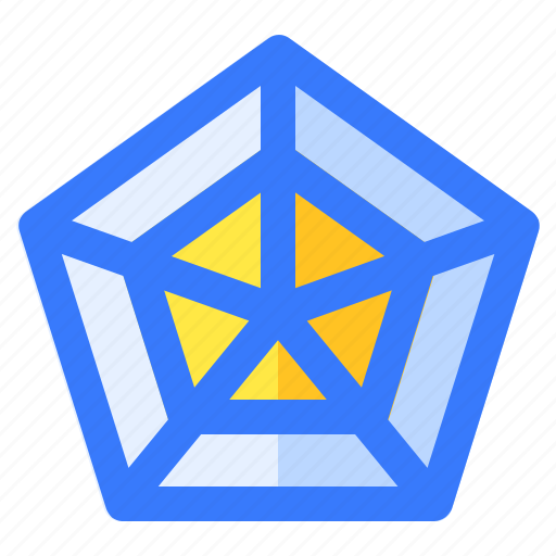 Chart, graph, info, infochart, infographic, pentagonal icon - Download on Iconfinder