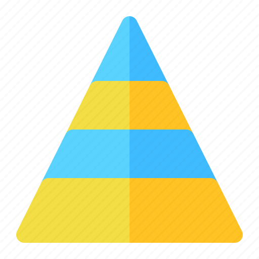 Accounting, calculate, geometry, math, pyramid icon - Download on Iconfinder