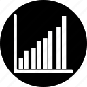 analytics, bars, chart, graph, growth, signal, statistics